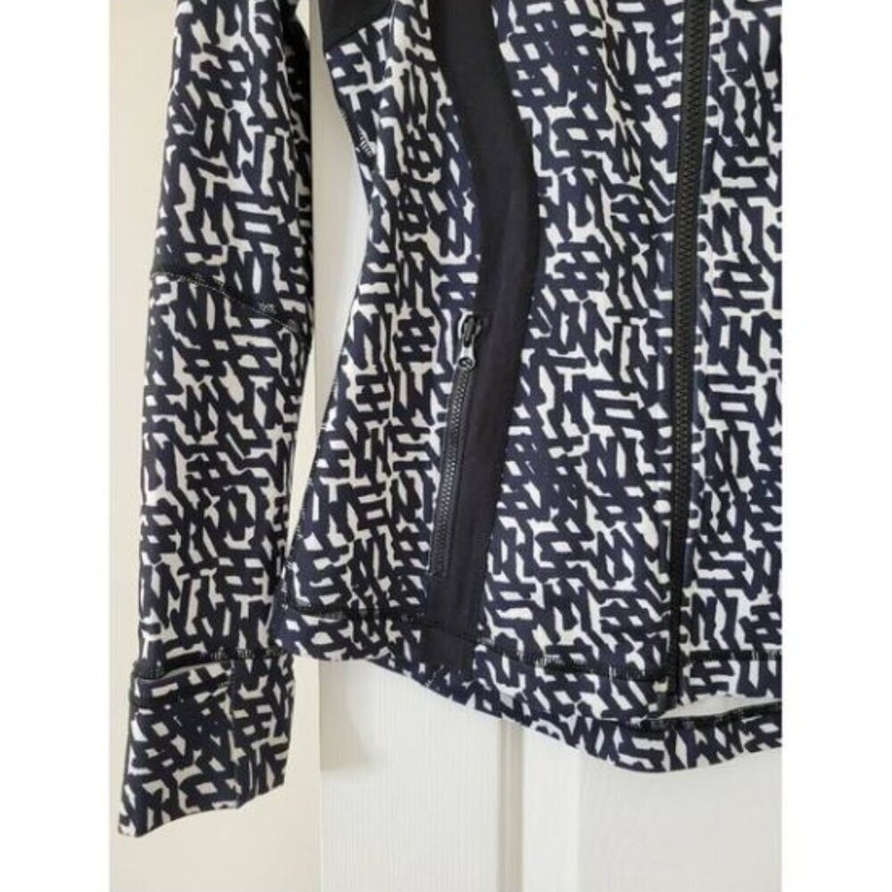 Lululemon Define Jacket Rare Print Net Pop Sz 8 - Picture 5 of 11